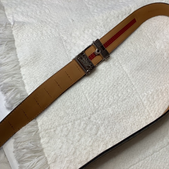 EUC Mens Nextbelt adjustable ratchet Alligator belt black leather - Picture 4 of 13